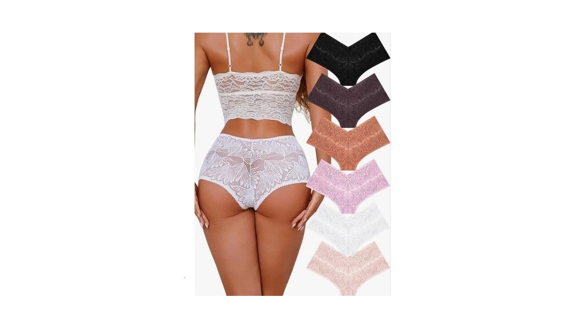 Sth Big Sexy Underwear For Women Petal-soft Lace V-waisted Boy