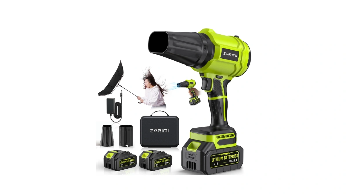 Yuquesen Cordless Leaf Blower, 980,000 Rpm Handheld Leaf Blower With