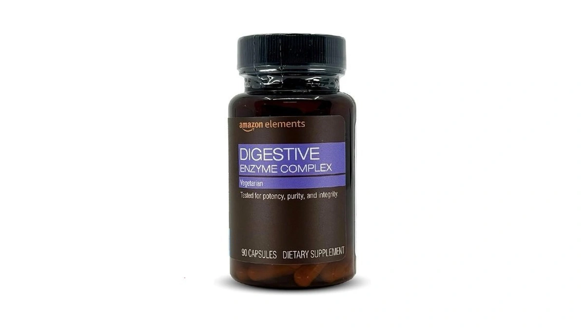 Amazon Elements Digestive Enzyme Complex Capsule, Supports Healthy Digestion, 45