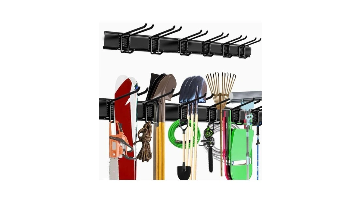 Noeaike Garage Storage Rack Hooks, 48 Inch Heavy Duty Wall