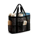 Joypicks Mesh Beach Bag-large Beach Tote For Women With Zipper