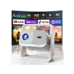 Alinore Smart Projector With Wifi And Bluetooth, Built-in Apps, Electric