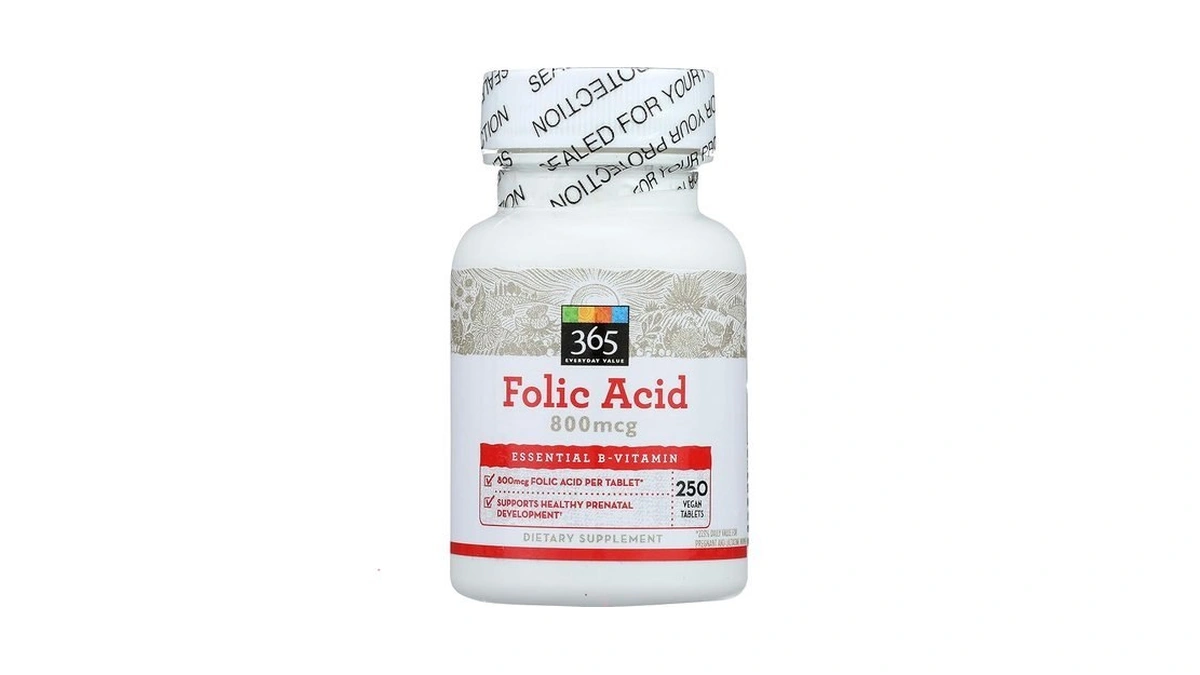 365 By Whole Foods Market, Folic Acid 800mcg, 250 Ct