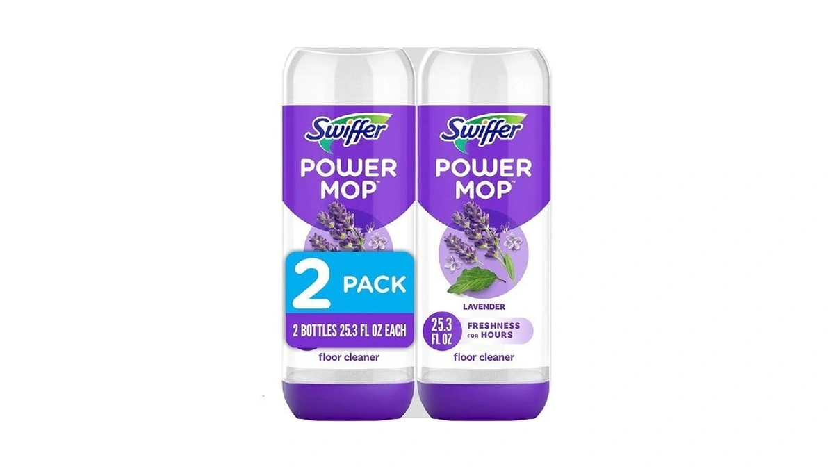 Swiffer Power Mop Refill Solution, Floor Cleaner For Mopping Tile,