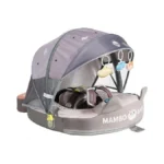 Mambobaby No-flip Baby Pool Float With Canopy & Tail Non-inflatable