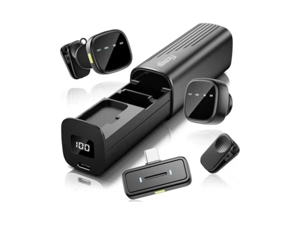 Facmogu K26 Ai Noise Reduction Wireless Lavalier Microphone For Android