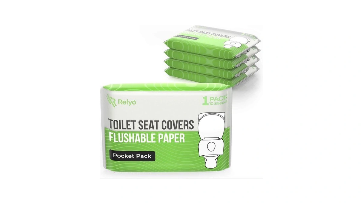 Toilet Seat Cover Paper Flushable (50 Pack) - Xl For