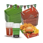 Kakan Superbowl Party Decorations, 101pcs Football Party Decorations, 50pcs Football