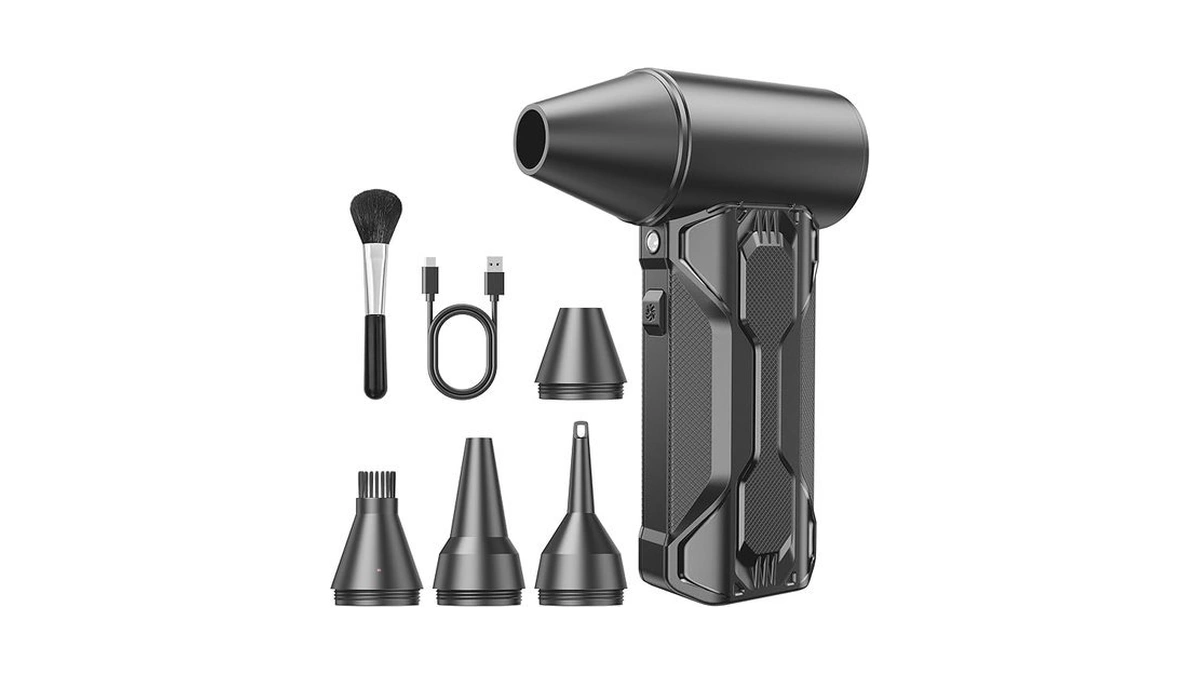 Compressed Air Duster, 110000 Rpm High-power Cordless Air Duster, Rechargeable