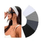 Huachi Headbands For Women Non Slip 16 Pack Elastic Sports