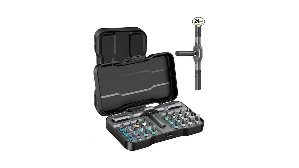 24 In 1 Magnetic Ratchet Screwdriver Set, Diy Mini Screwdriver