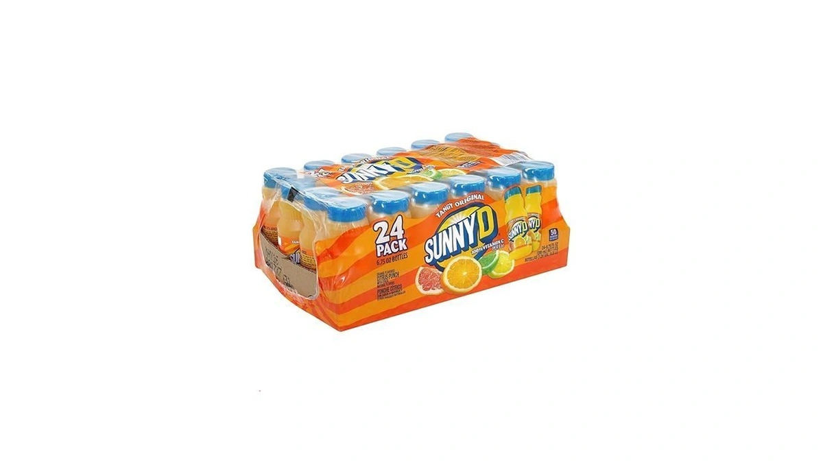 Sunnyd Tangy Original Orange Flavored Citrus Punch, 6.75 Fluid Ounce,
