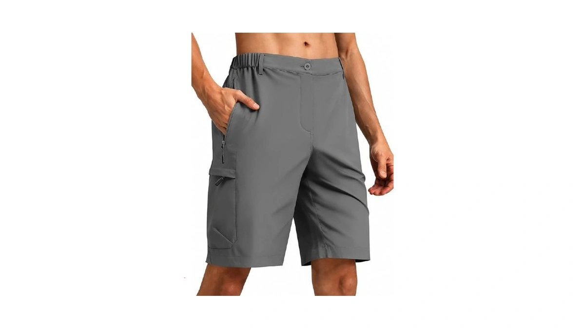 Balanoon Men's Hiking Cargo Shorts Quick Dry Lightweight Relaxed Fit