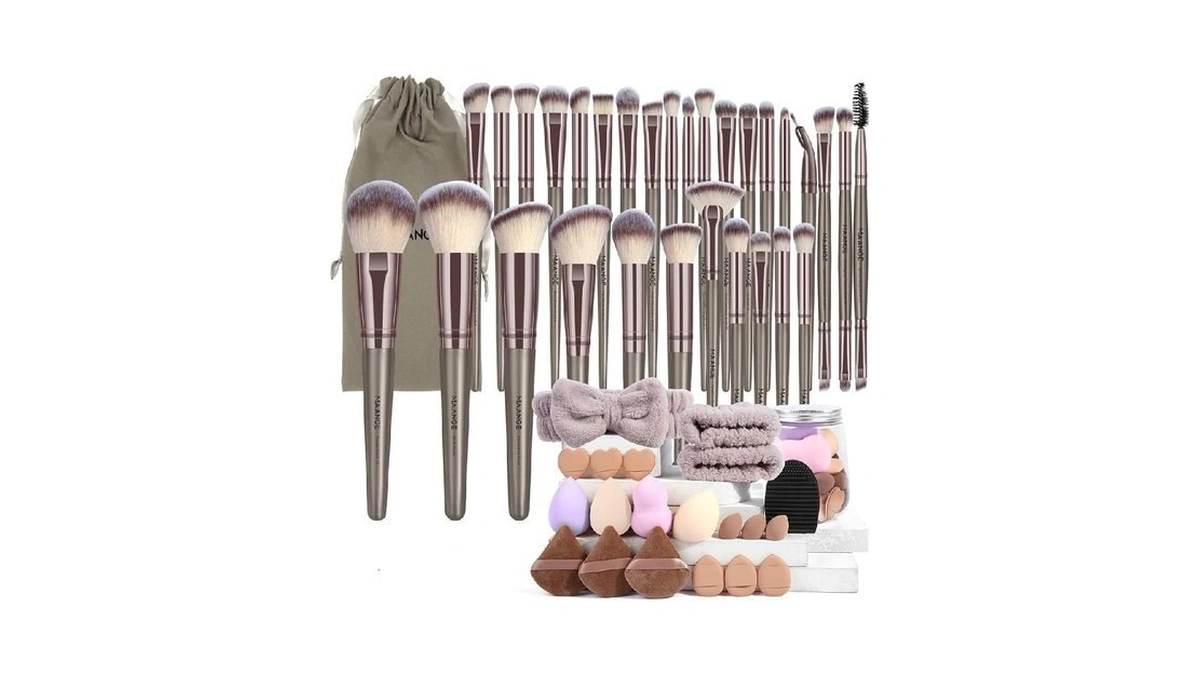 Maange Makeup Brushes 51 Pcs Makeup Kit, Multi-functional Makeup Tool