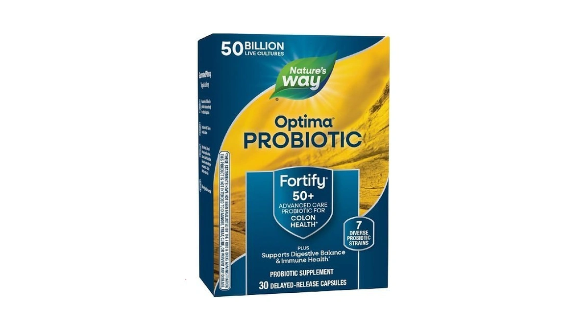 Nature's Way Fortify Optima Probiotic For Adults 50+, 50 Billion