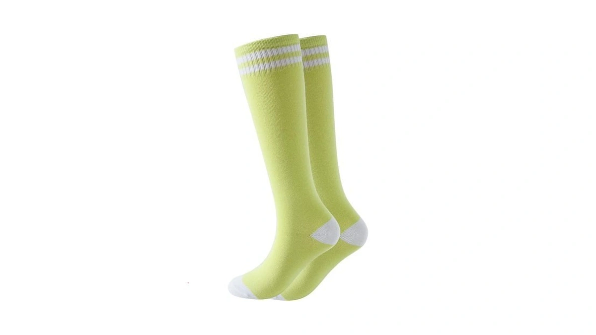 Socksdiary 1 Pairs Knee High Socks For Kids, Cotton Soccer