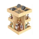 Vlxxoi Cologne Organizer For Men Rotating Bathroom Counter Organizer, 3-tier