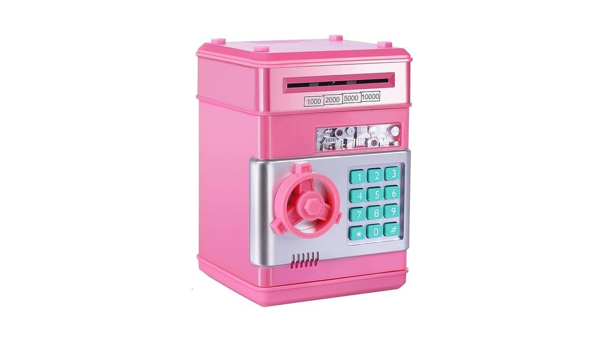Gudoqi Piggy Bank For Girls Electronic Coin Money Bank Toy