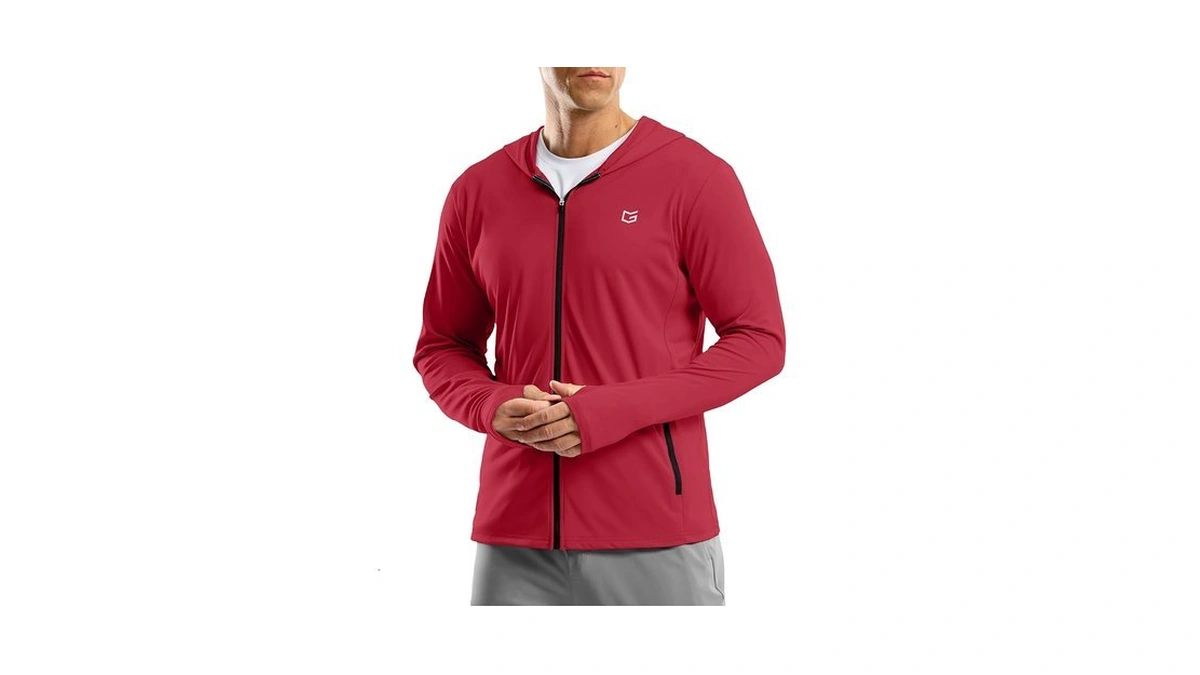 G Gradual Men's Upf 50+ Sun Protection Hoodie Jacket Lightweight