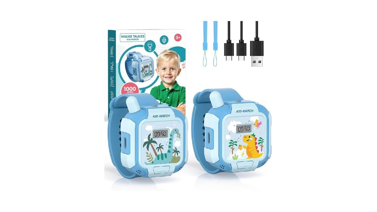 Rechargeable Walkie Talkies Toys For Kids, Hands-free Walkie Talkie Watch
