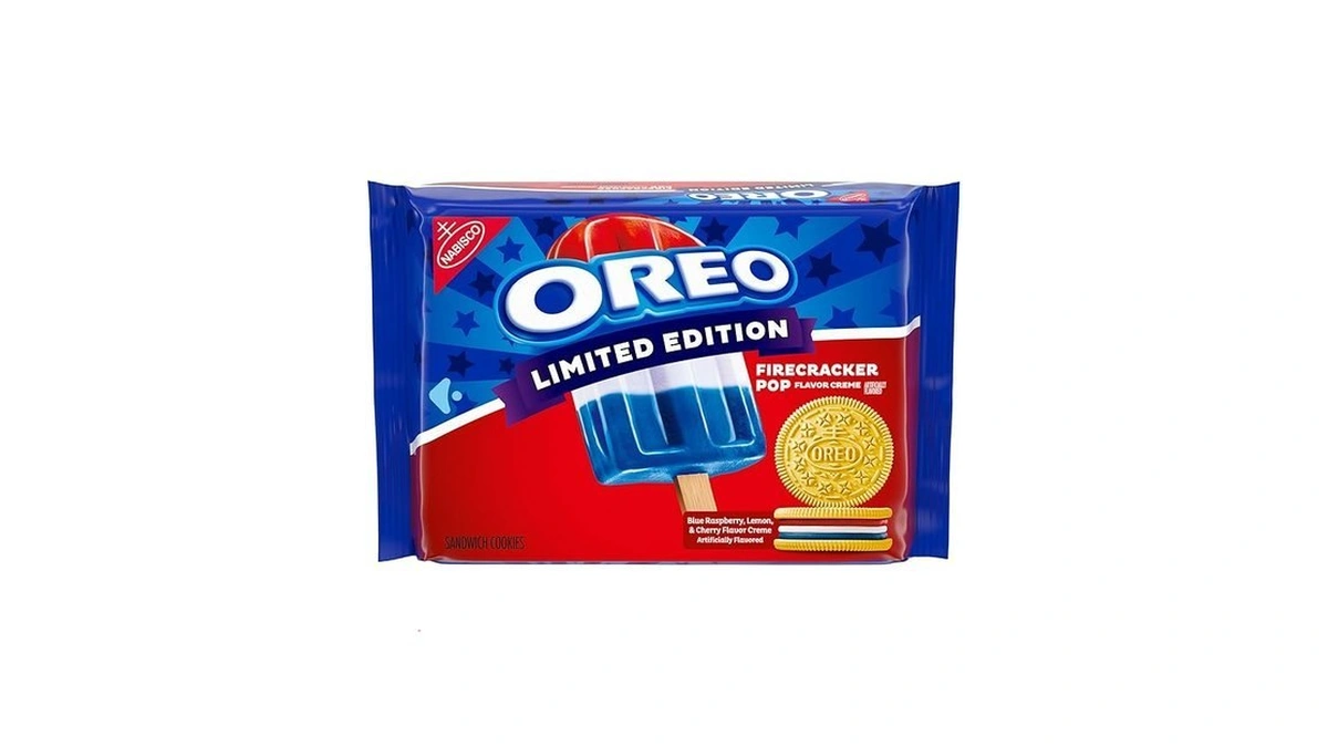 Oreo Firecracker Pop Sandwich Cookies, Limited Edition, 11.46 Oz