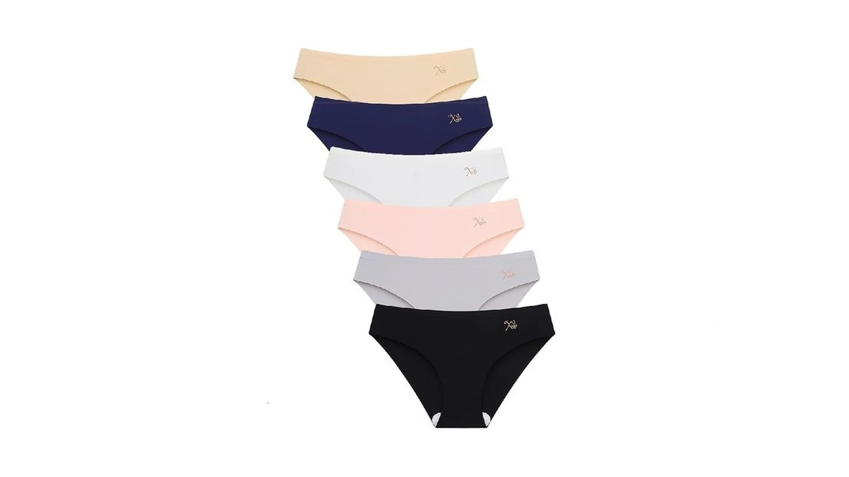 Xuqqs Women's Underwear Seamless Cheeky Bikini Panties Ladies Underwear Size