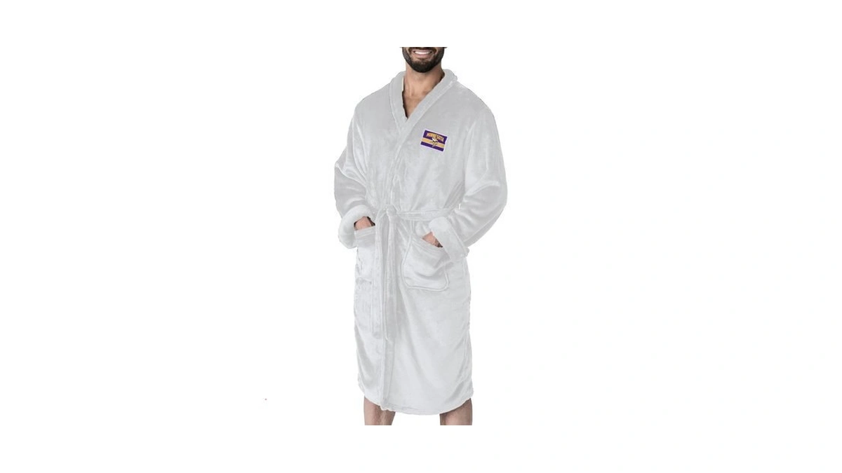 Northwest Nfl Minnesota Vikings Rollout Silk Touch Robe With Logo,