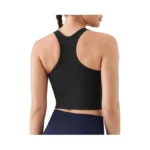 K-swiss Women's Racerback Crop Tank Top With Built-in Padding -