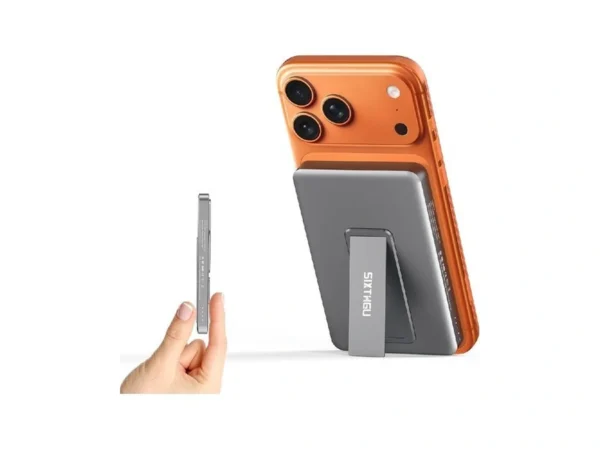 Sixthgu Portable Charger, For Magsafe Power Bank With Foldable Alloy-stand,