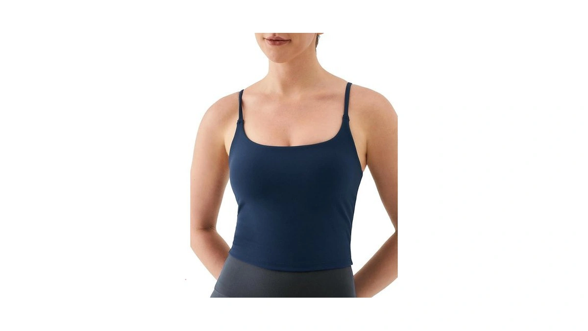 K-swiss Crop Tops For Women - Adjustable Thin Straps Square