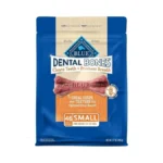 Blue Buffalo Dental Bones Small Natural Dental Chew Dog Treats