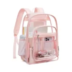 Telena Clear Backpack With Multi-pockets, Heavy Duty Tpu Transparent Bag