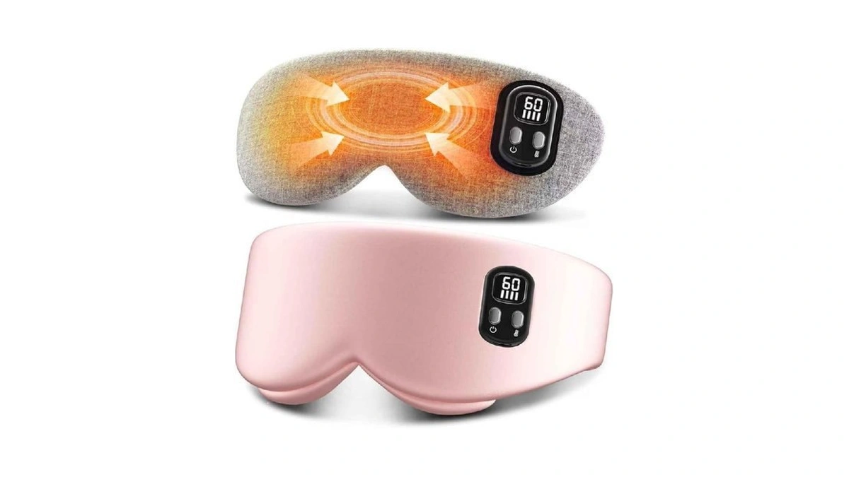 Heated Eye Mask - Cordless Eye Mask For Dry Eyes,