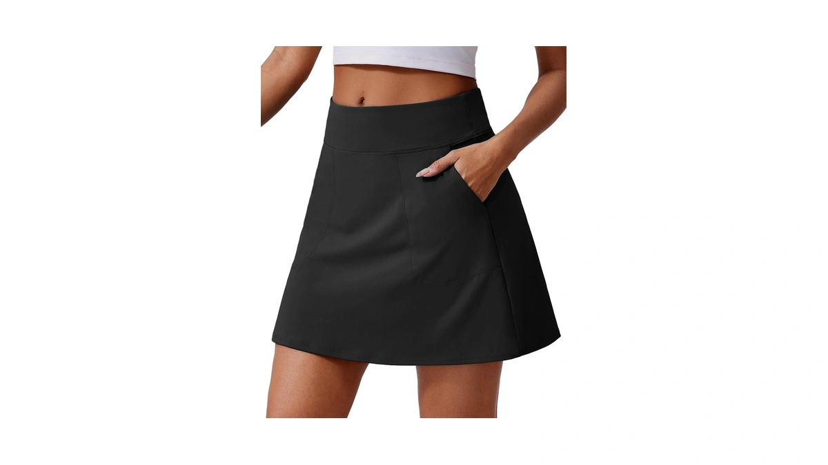 Pinspark Golf Skorts For Woman Lightweight Tennis Skort Skirt High