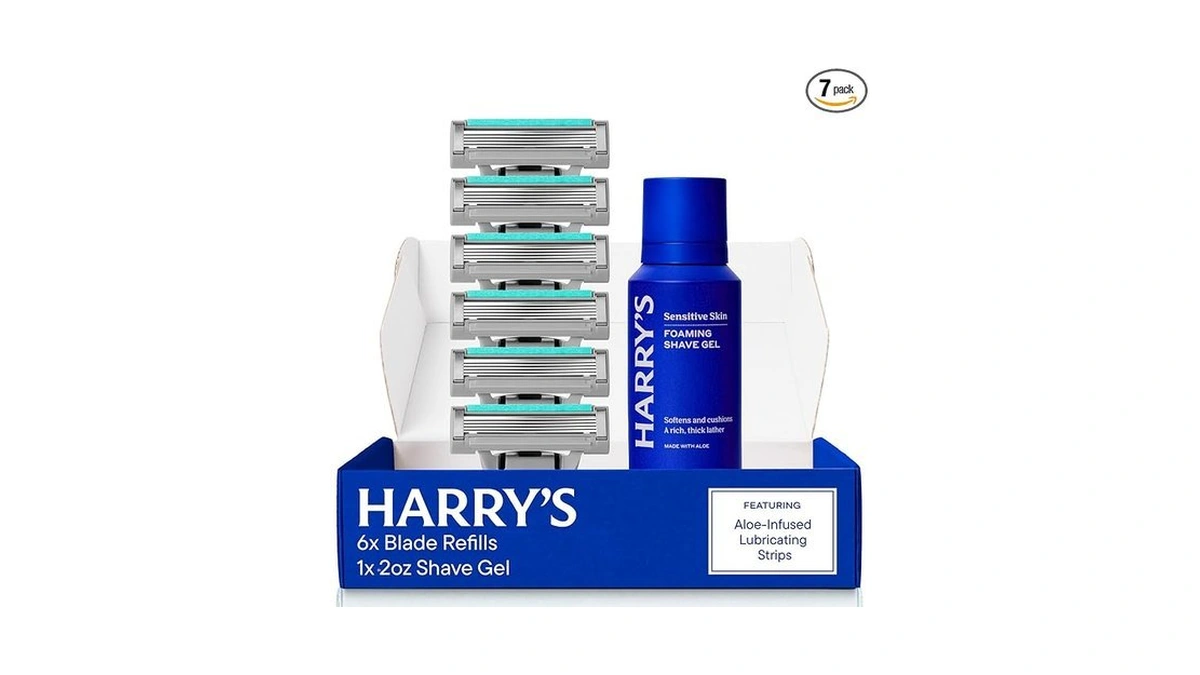Harry's Plus Razor Refills - 6 Razor Blade Cartridges And