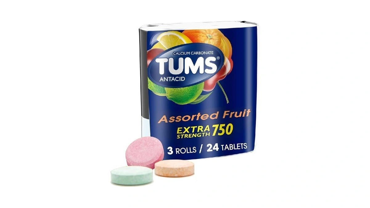 Tums Tablets, 8 Count (pack Of 3)