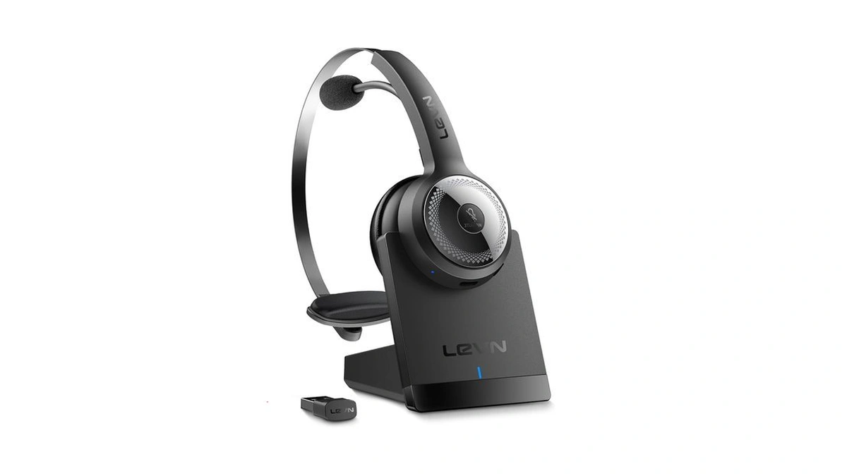 Levn Wireless Headset With Mic For Work, Wireless Headset (charging