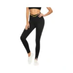 We Fleece Leggings V Cross Waist Leggings For Women Yoga