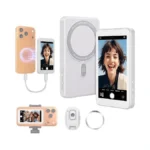 Vlog Selfie Monitor Screen For Iphone 17 Series & Android,built-in