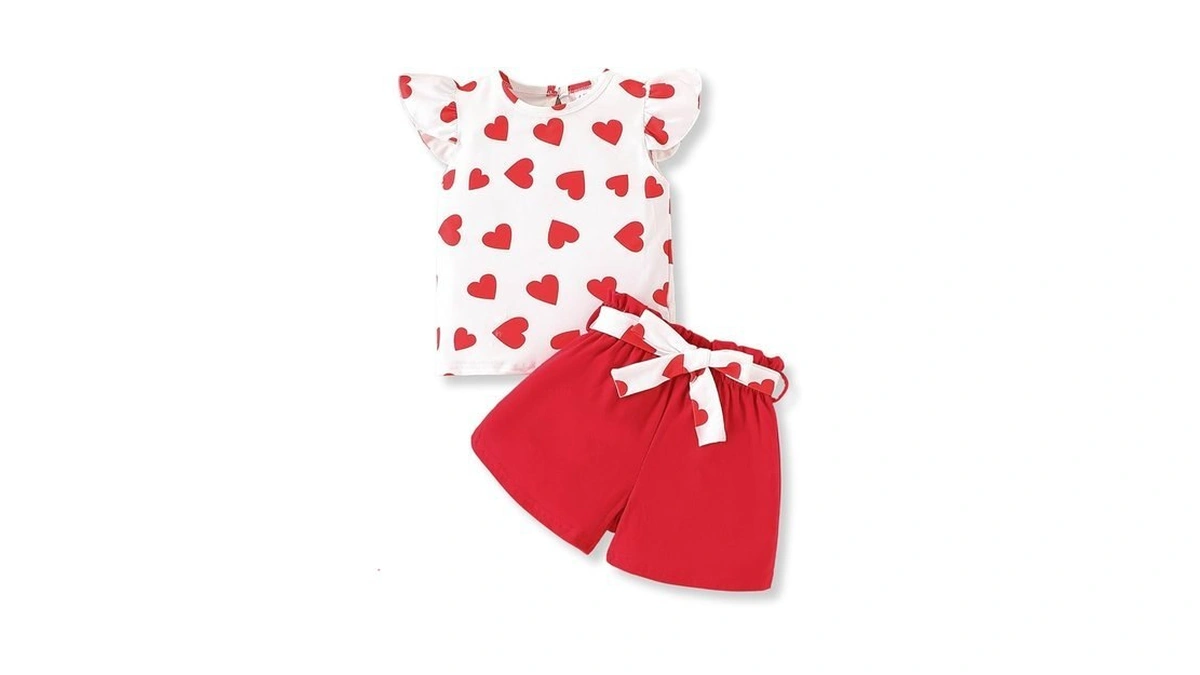 Vitalique Valentine's Day Size 5 6 T Toddler Kid Girl