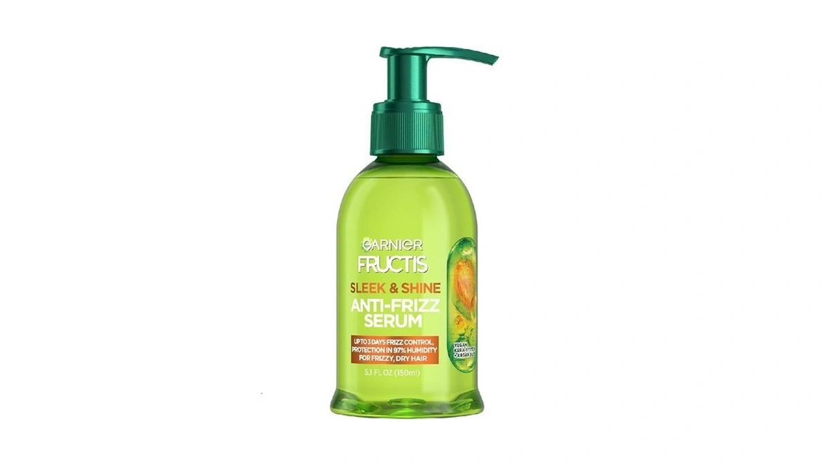 Garnier Fructis Sleek & Shine Anti-frizz Serum For Frizzy, Dry