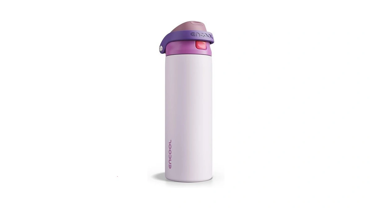 Encool Leakproof Insulated Water Bottle With Straw Dual-sip Water Bottle