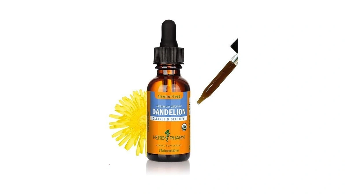 Herb Pharm Dandelion Alcohol Free Extract: Organic Dandelion Supplement, Glycerite,