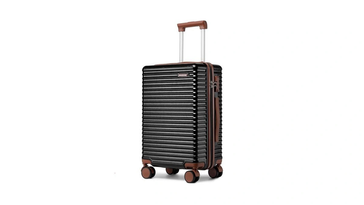 Ruausine 20-inch Carry On Luggage,carry-on Suitcase With Spinner Wheels And