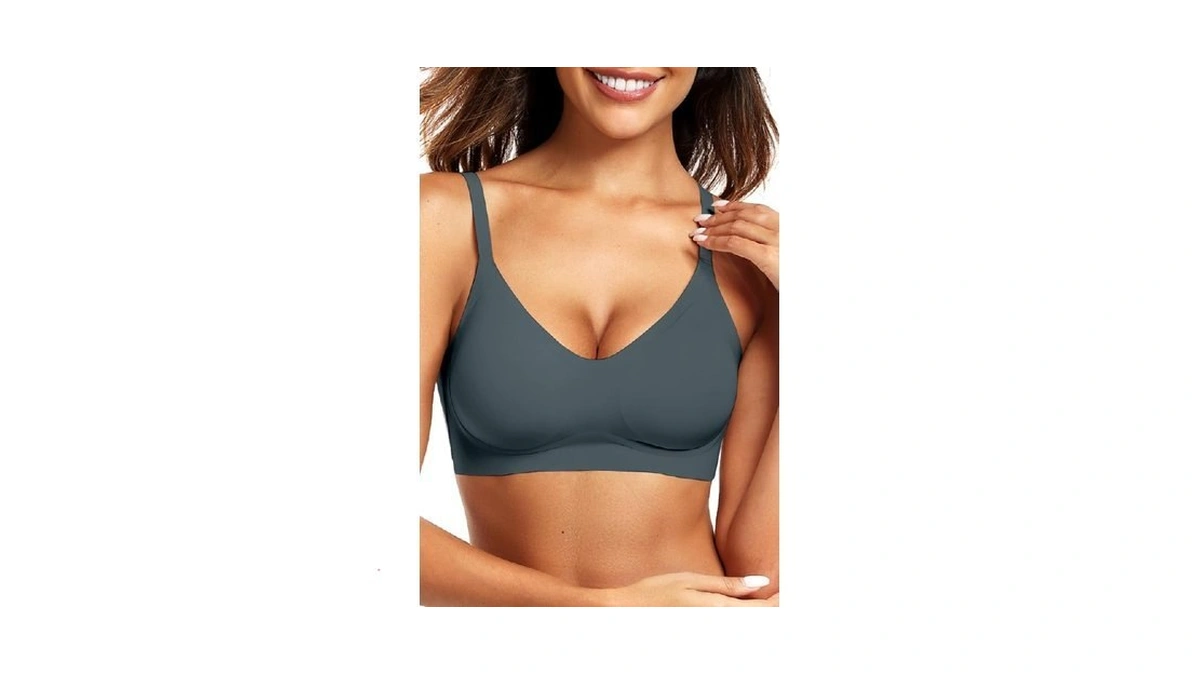 Vertvie Womens Seamless Jelly Bras No Underwire Comfort Push Up