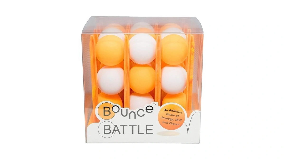 Bounce Battle Marbled Edition Game Set - Fast-paced Ball Bounce