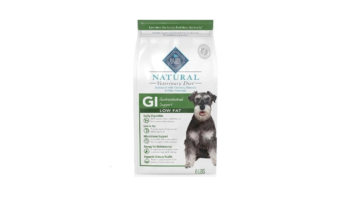 Blue Buffalo Natural Veterinary Diet Gi Gastrointestinal Support Low Fat