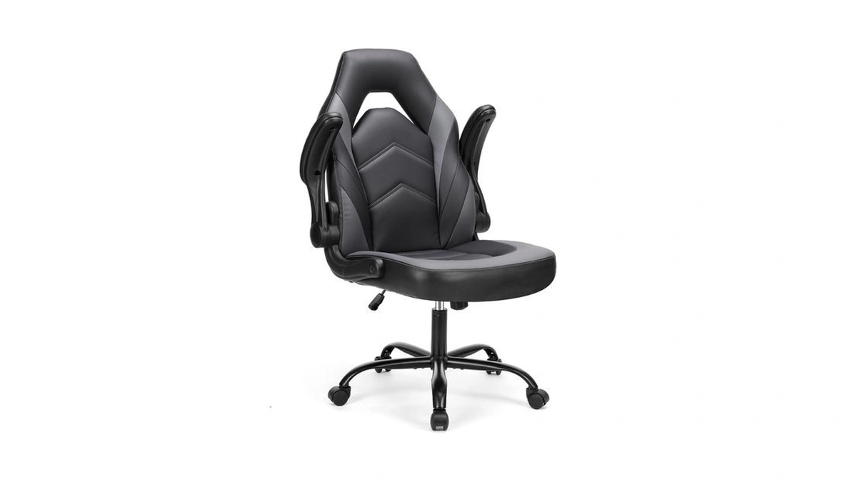 Sweetcrispy Computer Video Game Desk Chair - Ergonomic Comfy Lumbar