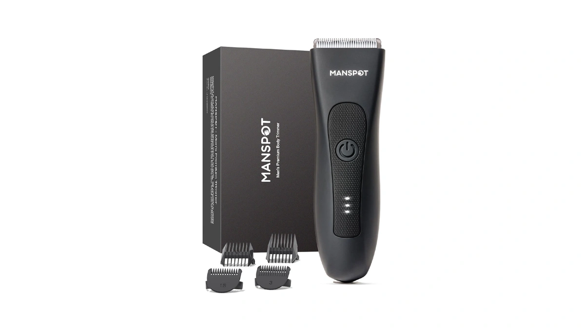 Manspot Manscape Groin & Body Hair Trimmer For Men, Electric