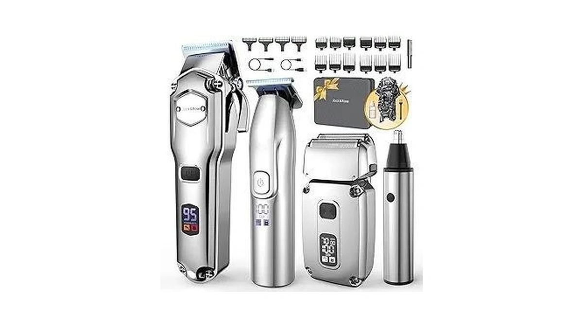 Jack & Rose Hair Clippers For Men Set Professional, Cordless